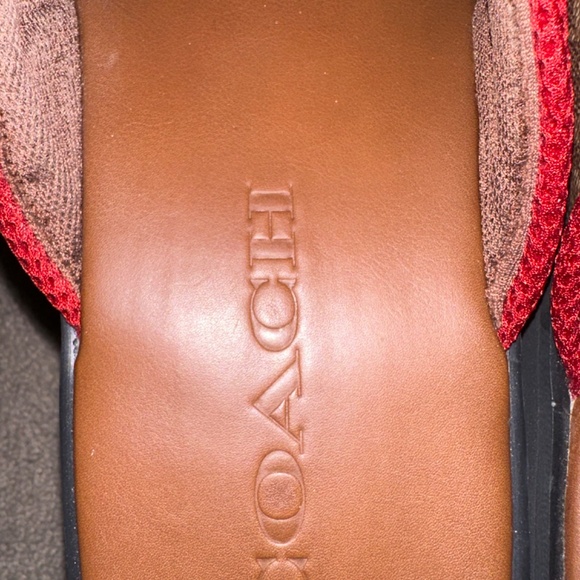 Coach signature Men's Flip Flop khaki/saddle size 13 - Picture 4 of 10